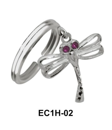 Attractive Dragonfly Ear Cuff EC1H-02